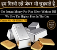 Cash for Silver in Noida | Silver Buyer in Gurgaon 